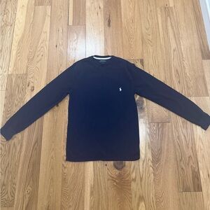 Men's Navy Blue Long Sleeve Shirt  Size Medium Polo Ralph Lauren
